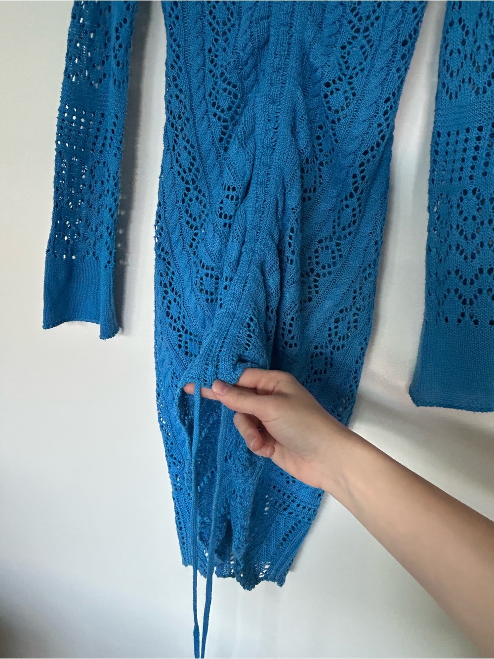 SNDYS Fate mini dress Blue Sz S - Picture 6 of 16